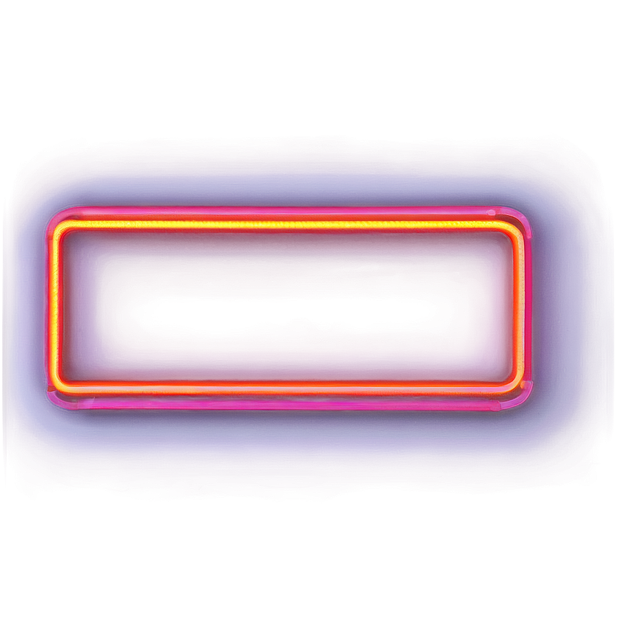 Neon Rectangle Style Png Vrt