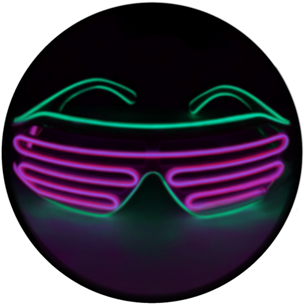 Neon Shutter Shades