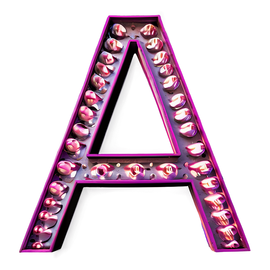 Neon Sign Letter A Png 93