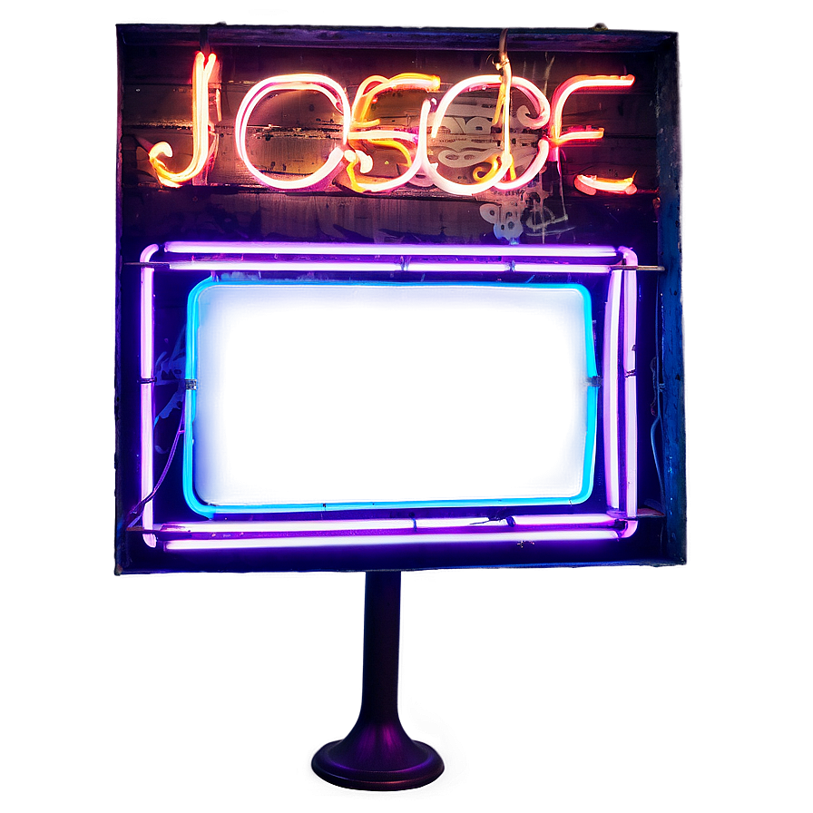 Neon Sign Text Png Nfr