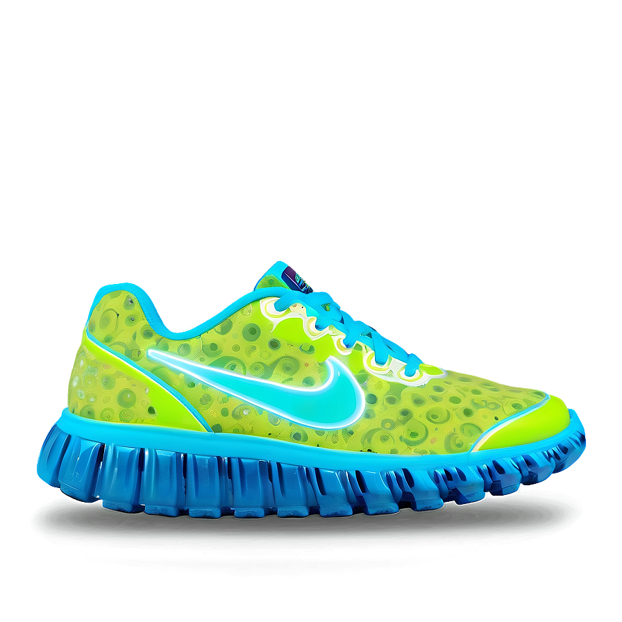 Neon Sneakers Png Isc13