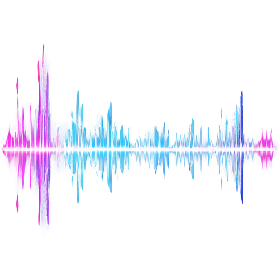 Neon Sound Wave Png Bir