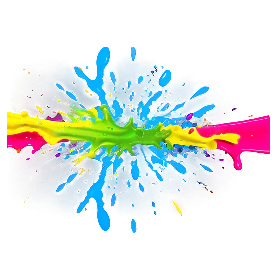 Neon Splash Png 05042024