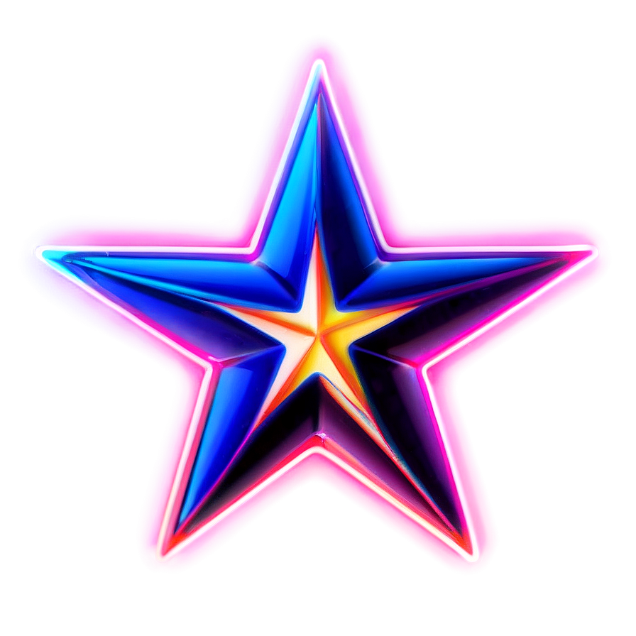 Neon Star Clipart Png 83