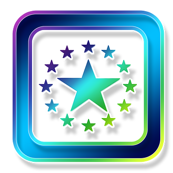 Neon Star Icon