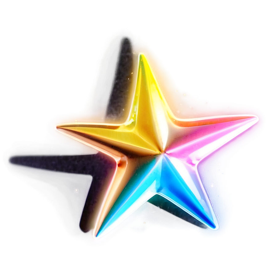 Neon Star Transparent Png Sns