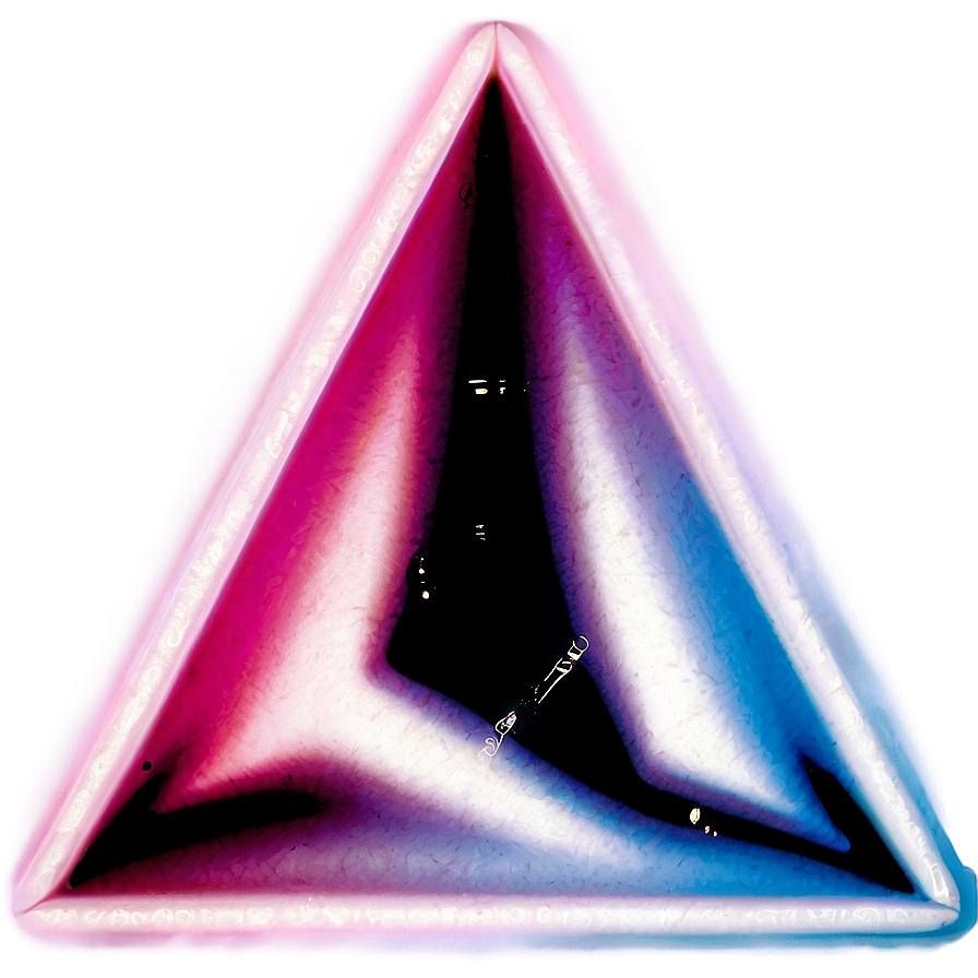 Neon Triangle Light Png 87