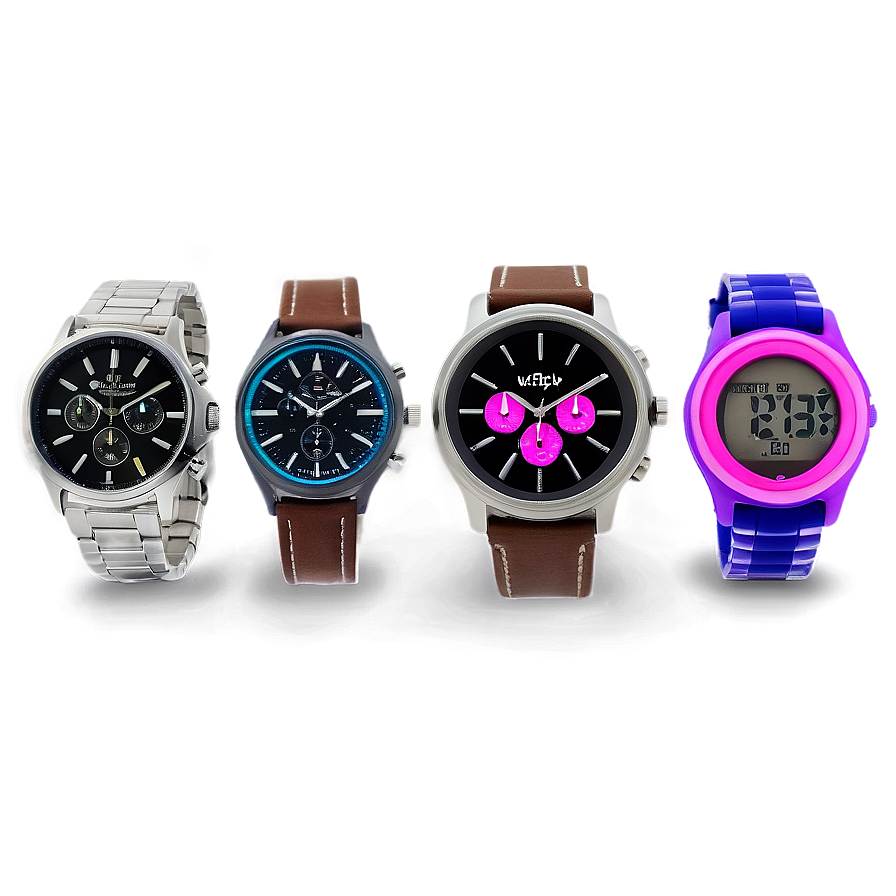 Neon Watch Hands Png 06262024