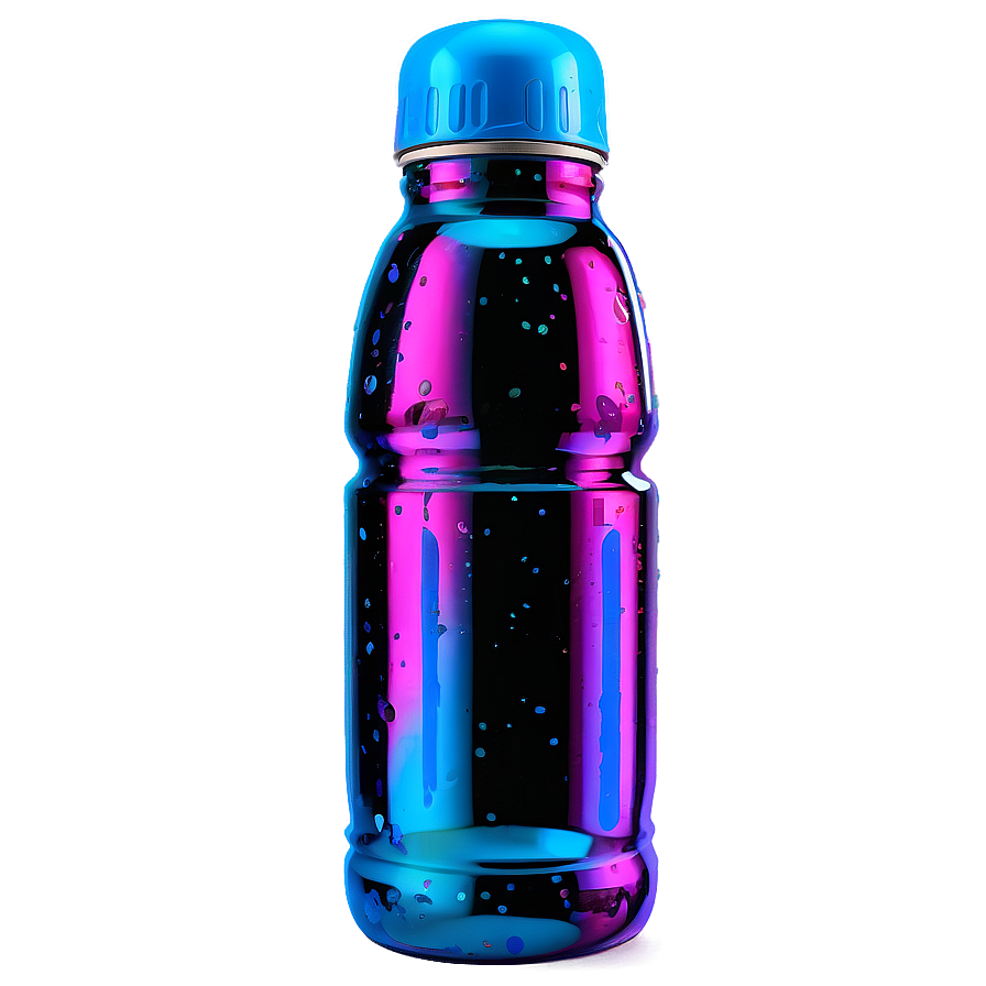 Neon Water Bottle Png 06262024