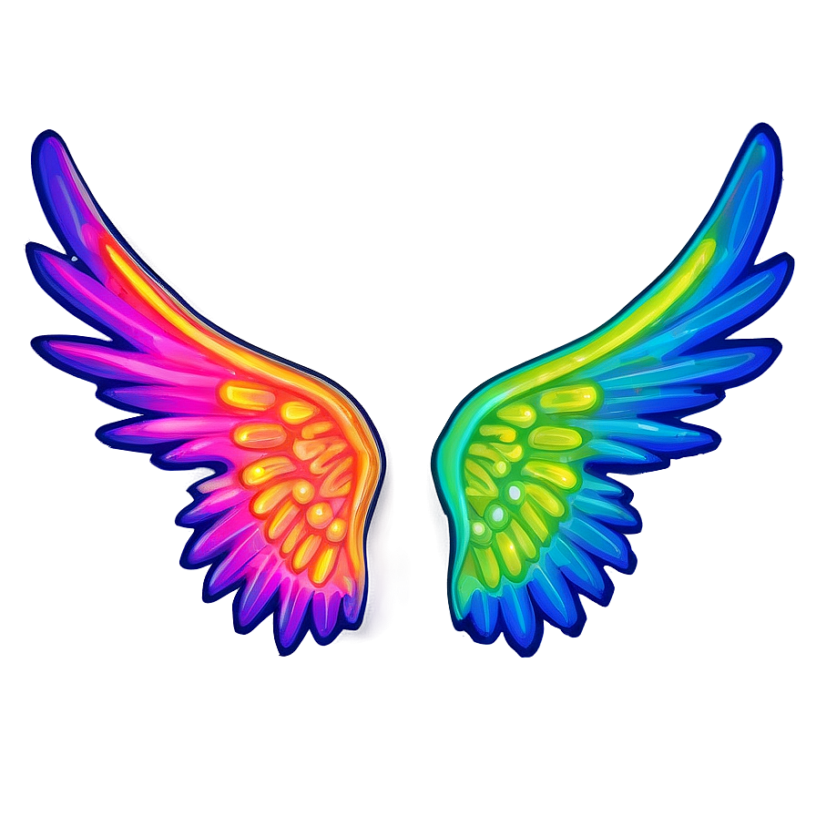 Neon Wing Png 93