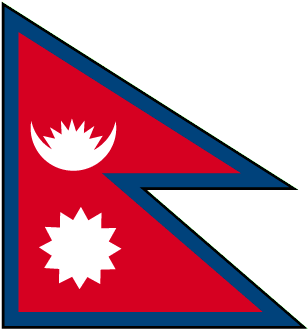 Nepal Flag Graphic