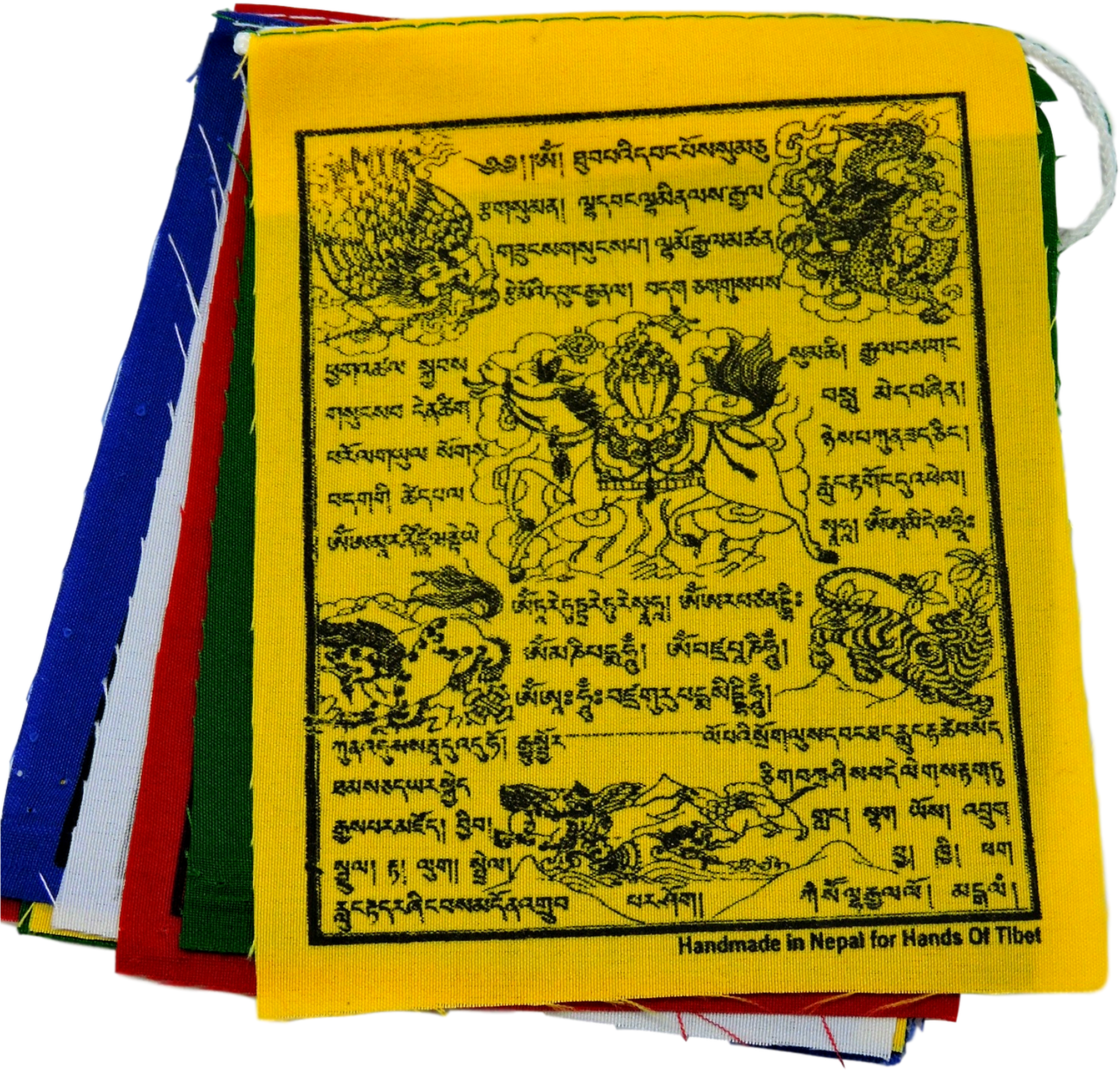 Nepalese Prayer Flags Traditional Design