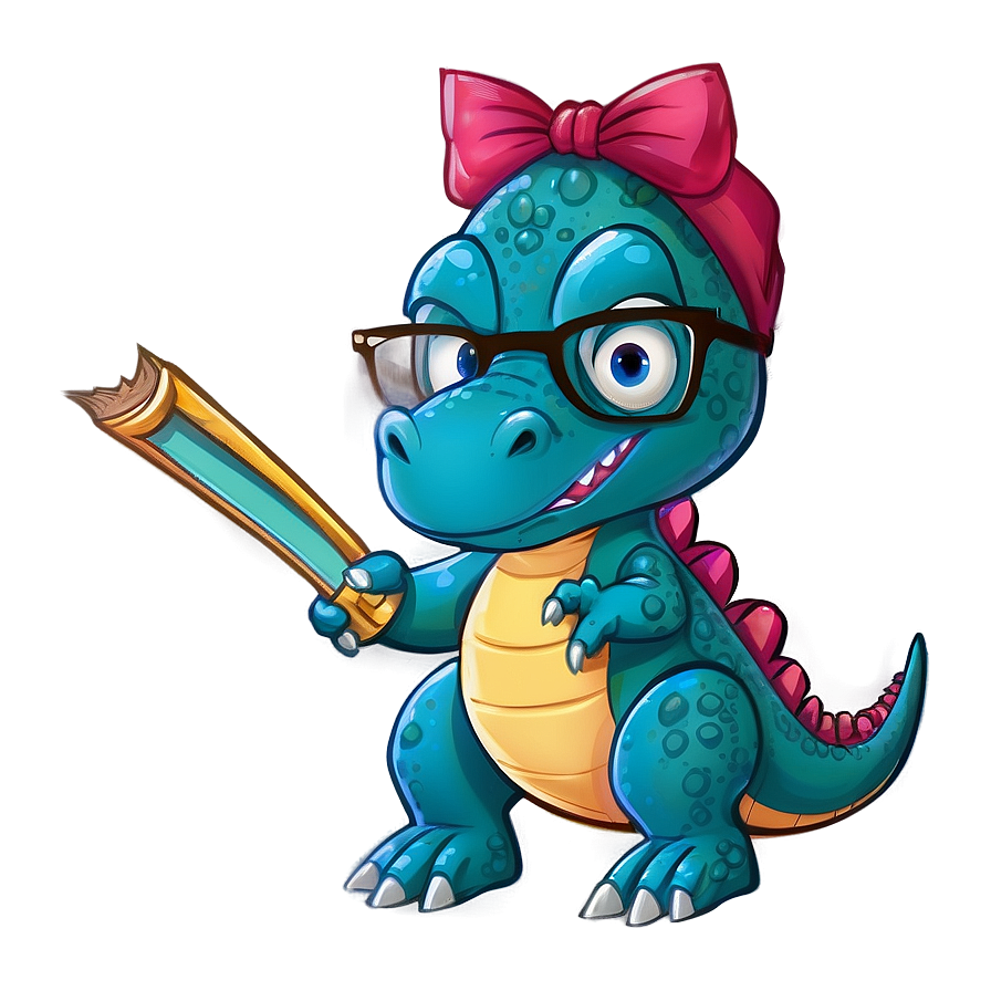 Nerd Dinosaur Png Epu