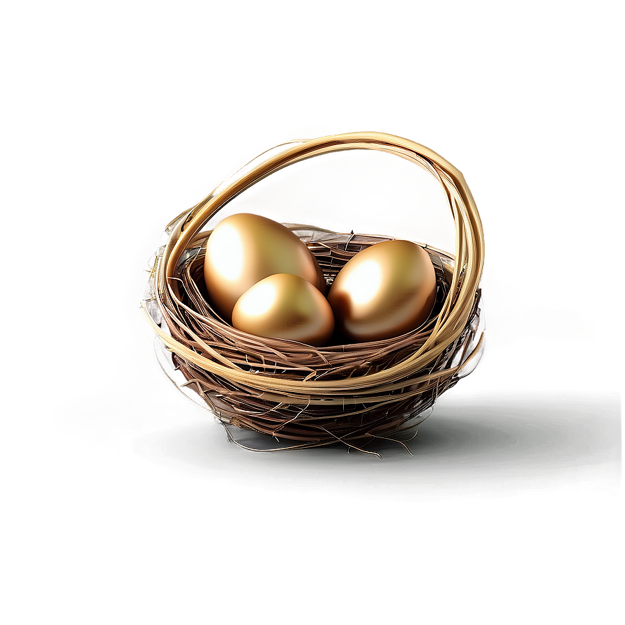 Nest With Golden Eggs Png 05252024