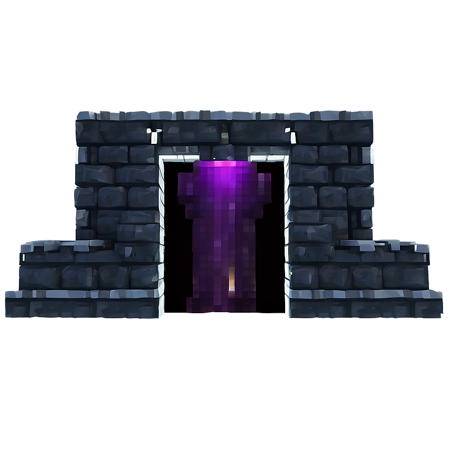 Nether Portal At Night Png Aul93