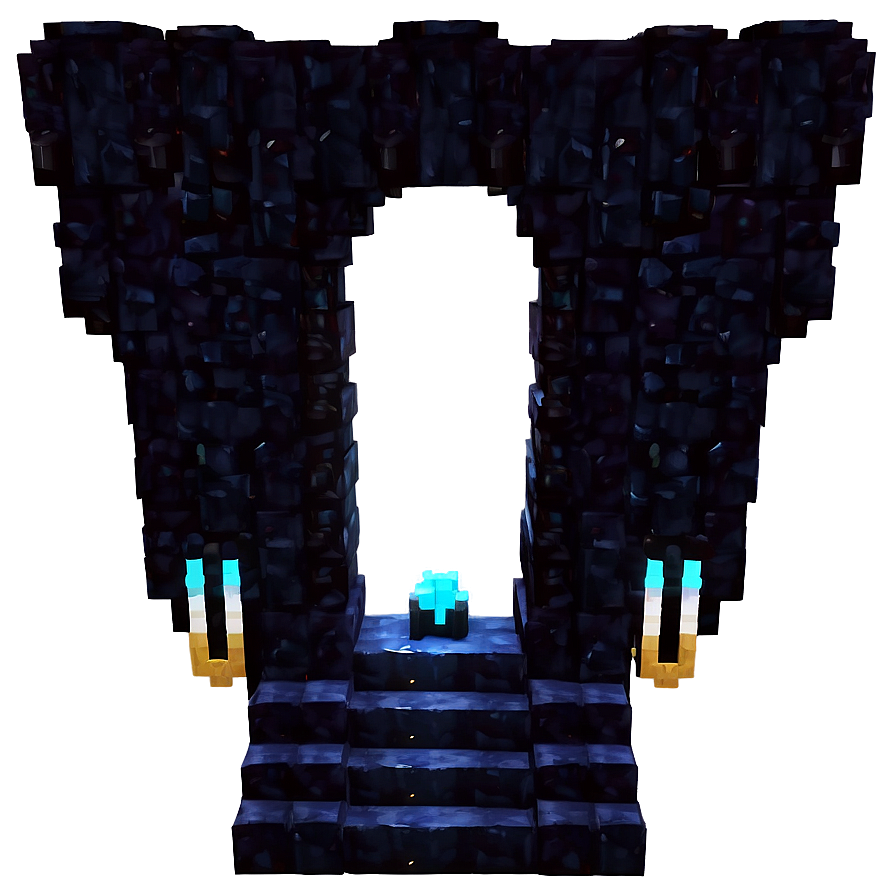 Nether Portal In A Cave Png Yfr