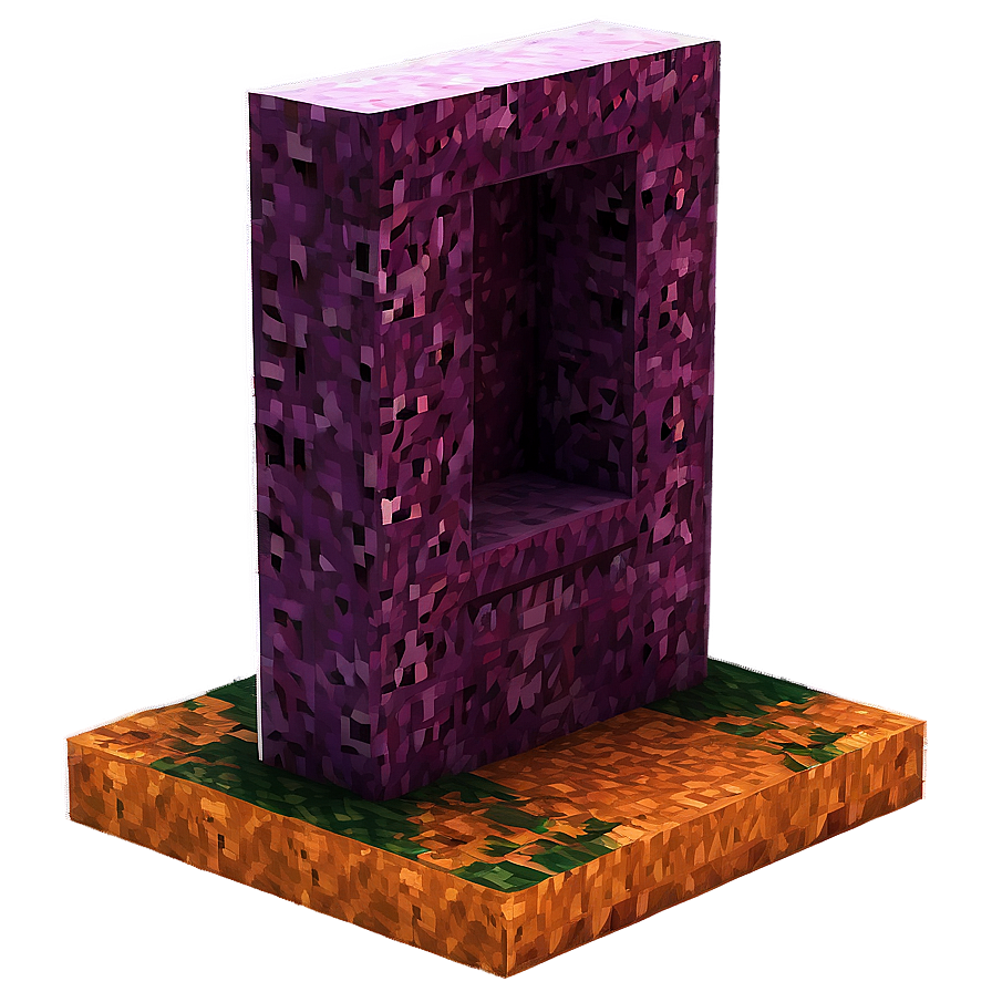 Nether Portal In Minecraft World Png Fqx23