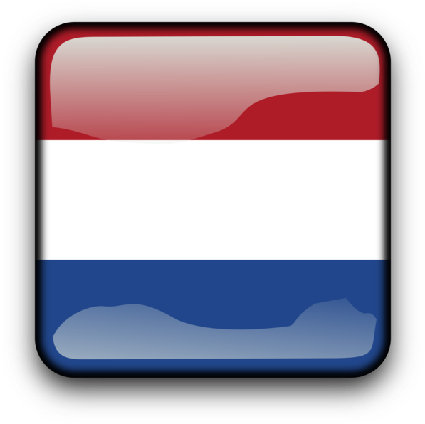 Netherlands Flag Button