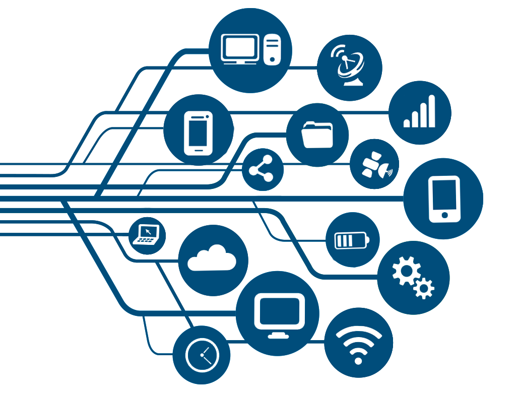 Networked Technology Concept