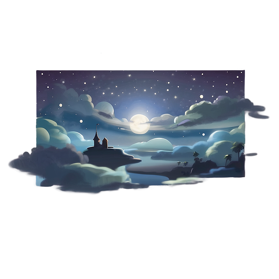 Neverland Night Sky Png 92