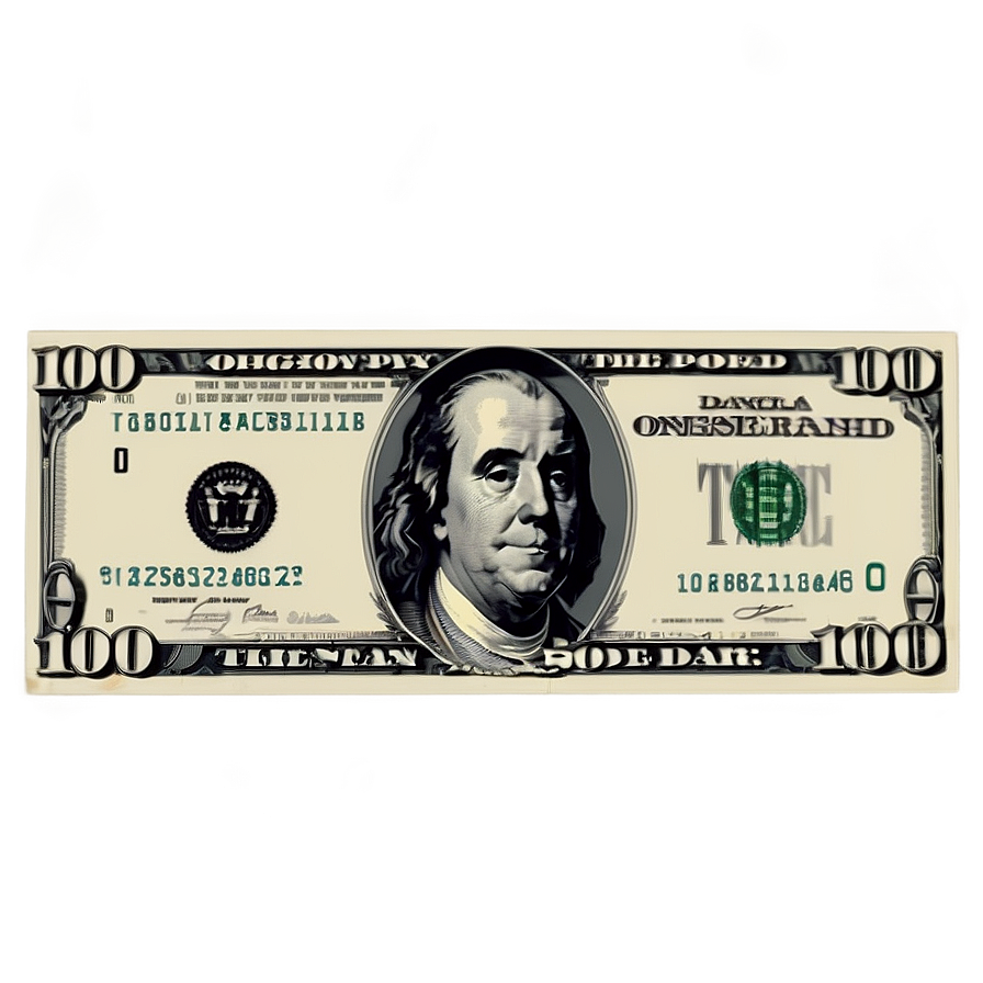 New 100 Dollar Bill Layout Png Jyn56