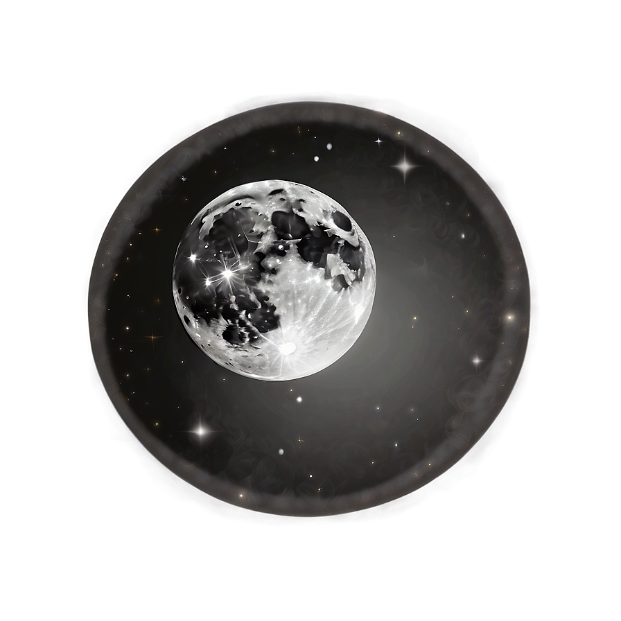 New Moon Illustration Png 06252024