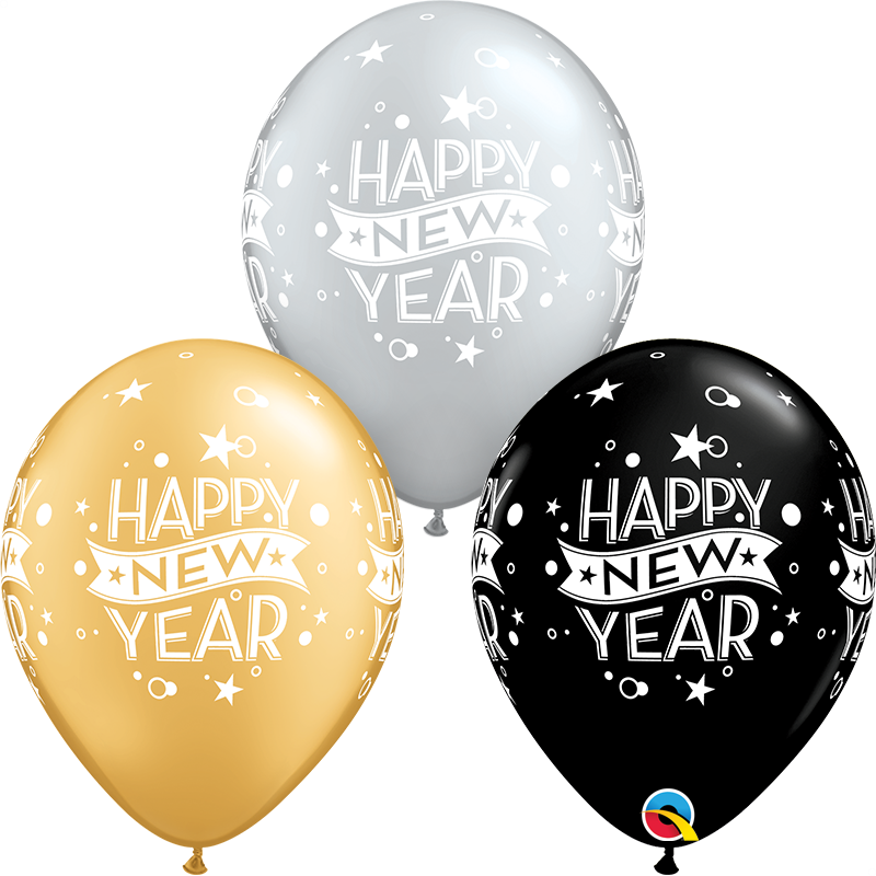 New Year Celebration Balloons