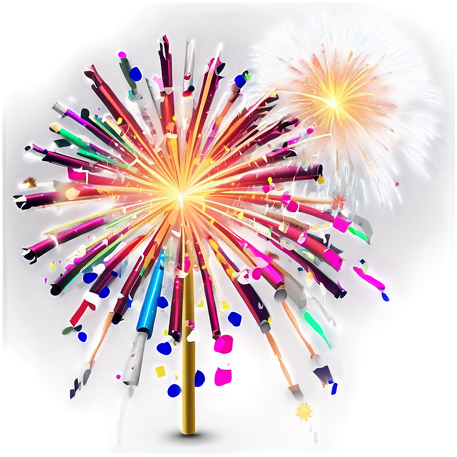 New Year Firecracker Display Png Kso