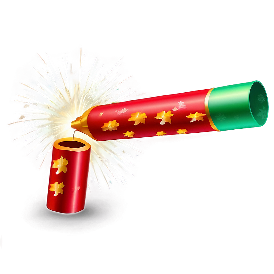 New Year Firecrackers Blast Png 06242024