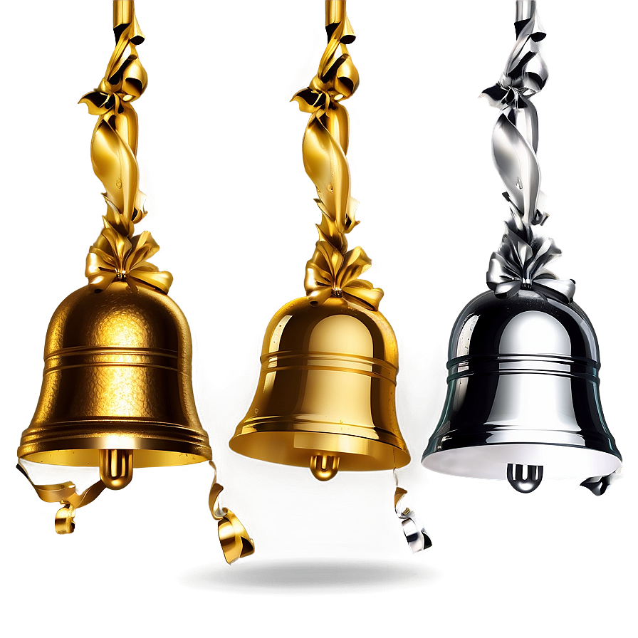 New Year's Bell Celebration Png 66