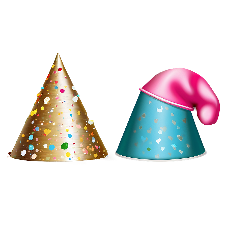 New Year's Party Hats Png 05212024