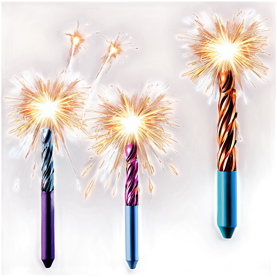 New Year Sparklers Png Cug22