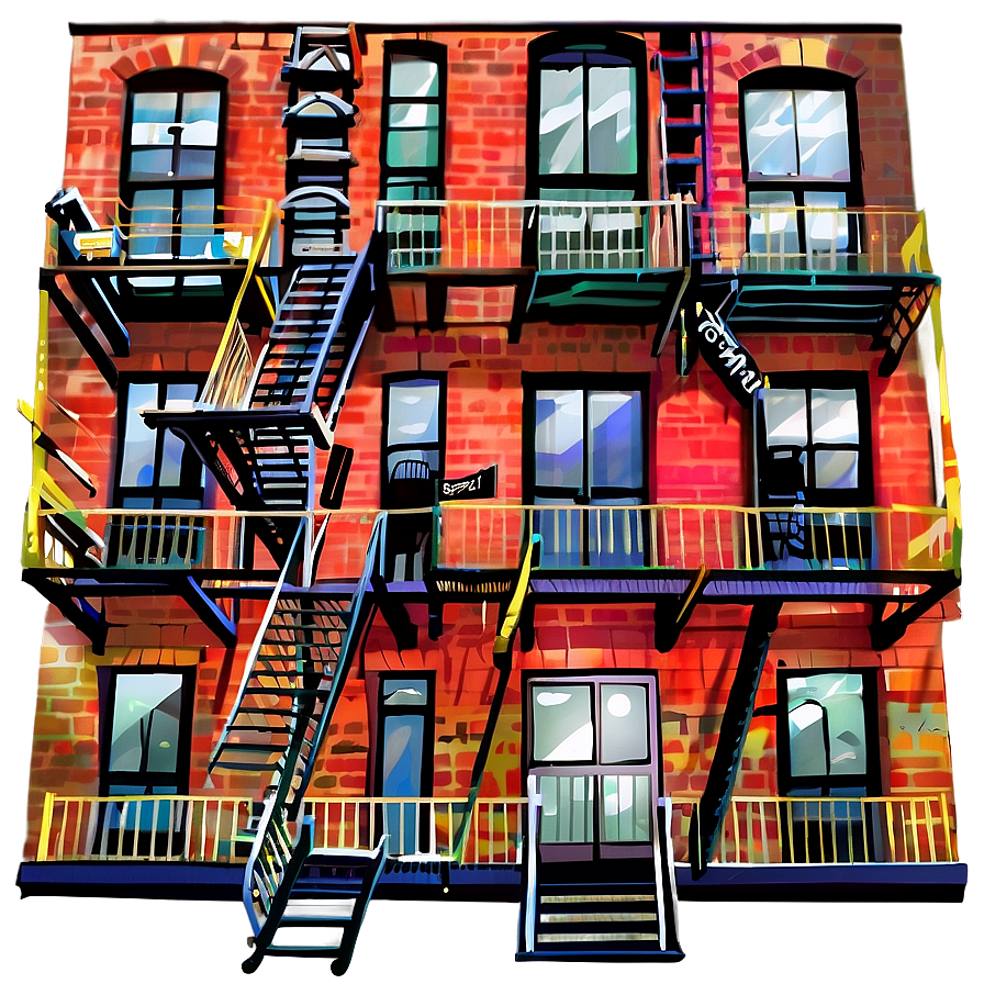 New York Fire Escape Png 05212024