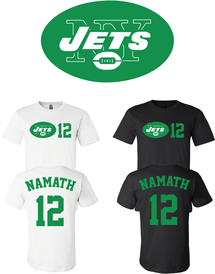 New York Jets Namath12 T Shirts