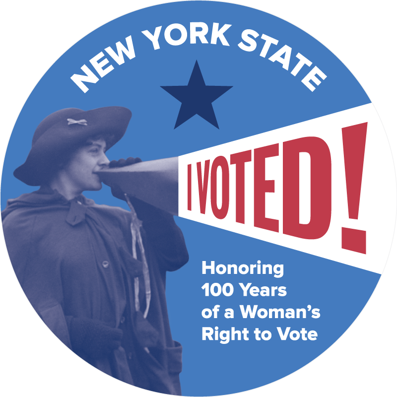 New York State Womens Suffrage Centennial Sticker