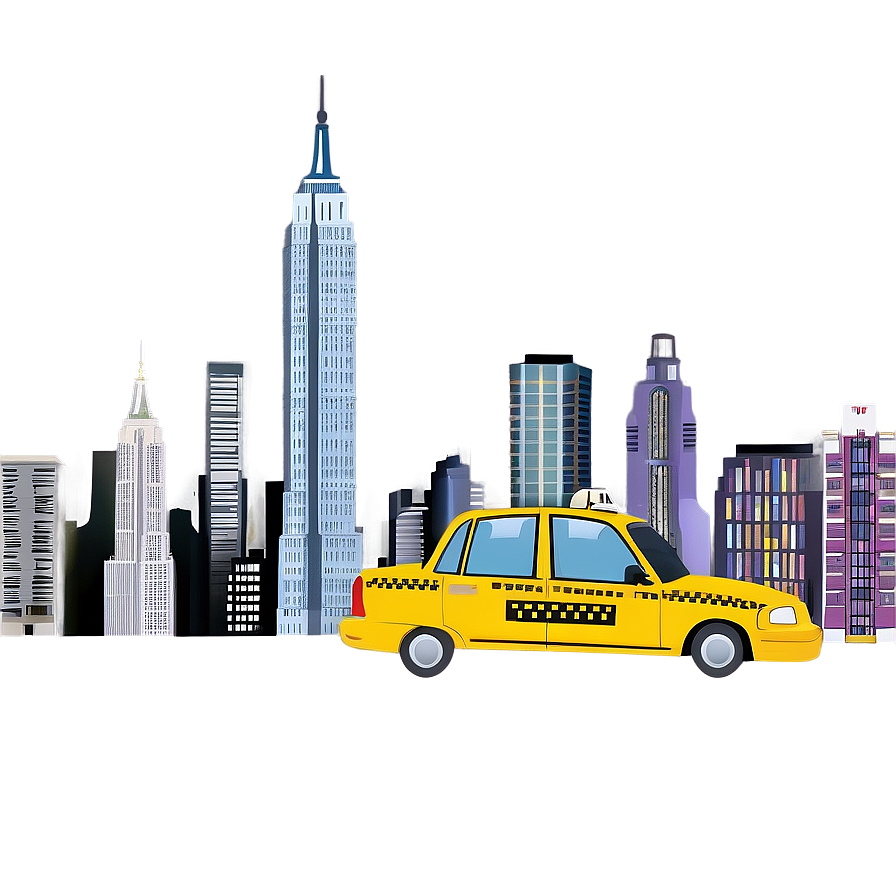 New York Taxi Cab Png 2