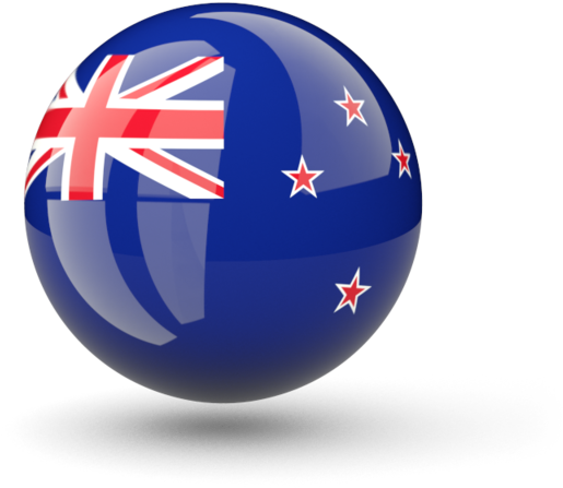 New Zealand Flag Sphere Graphic