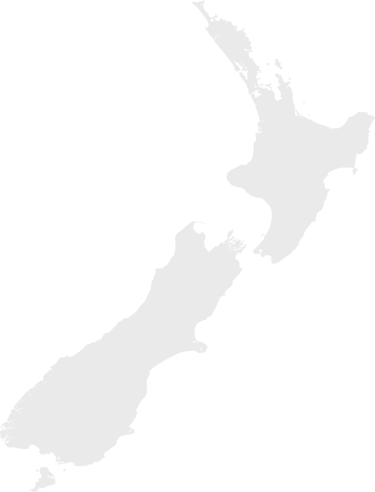 New Zealand Map Silhouette