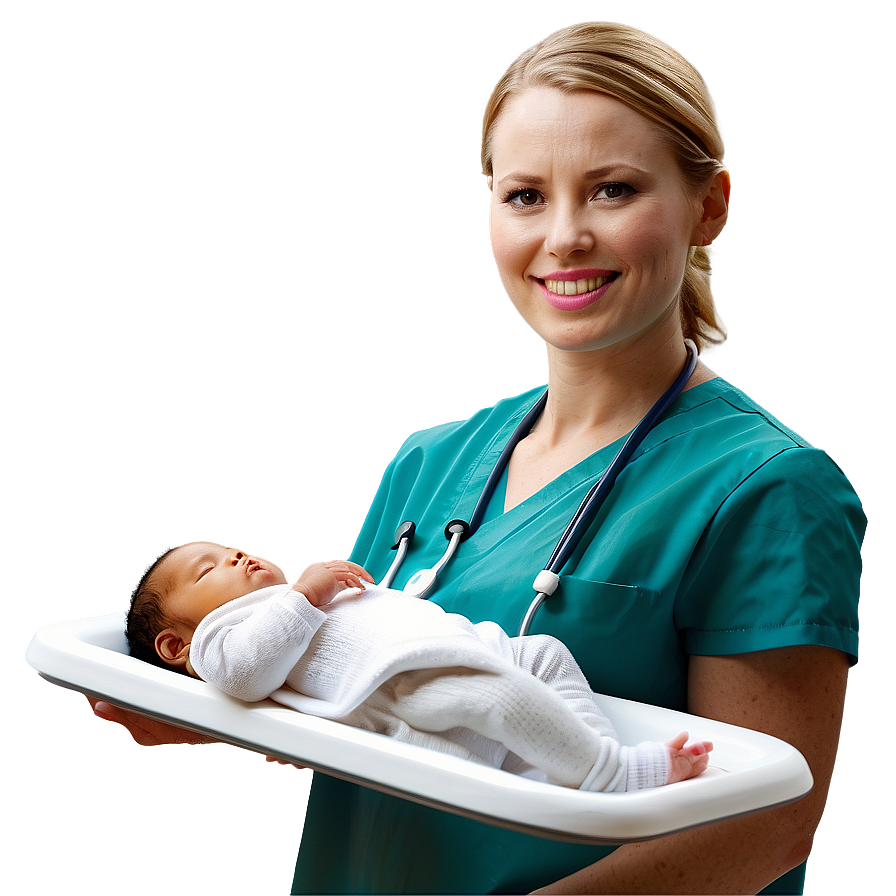 Newborn Care Nurse Png Smd85