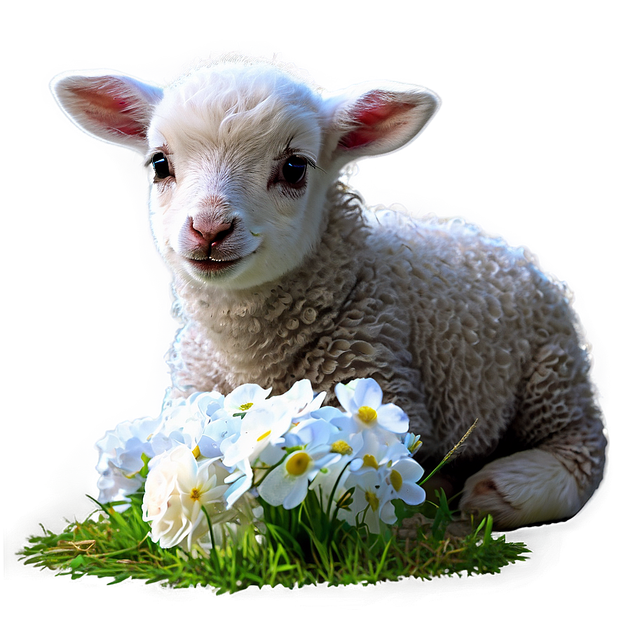 Newborn Lamb Png 06202024