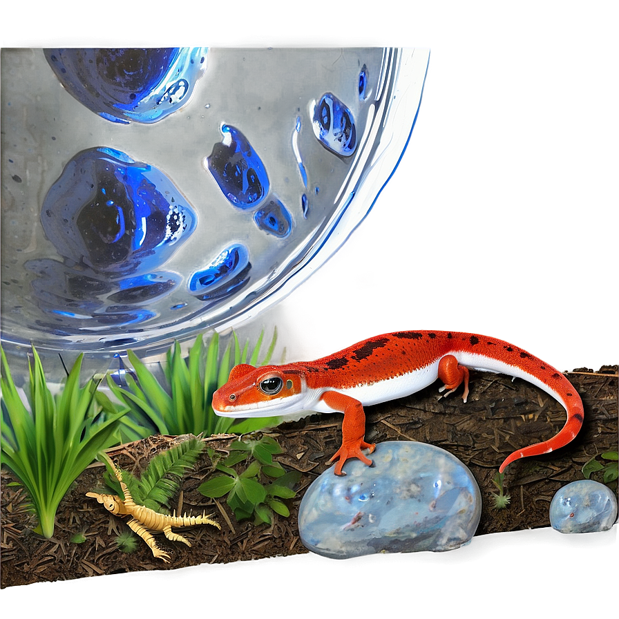 Newt Habitat Scene Png Tcr8