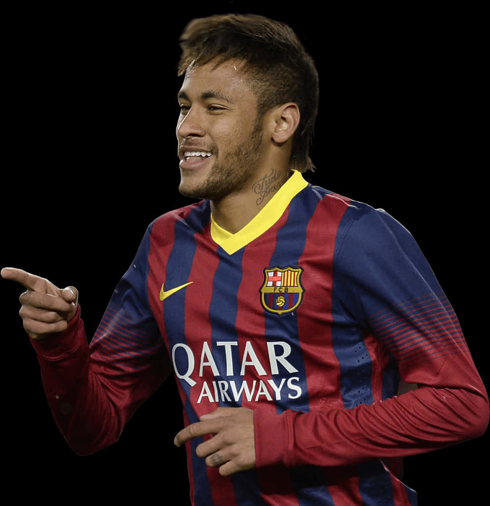 Neymar Barcelona Match Moment