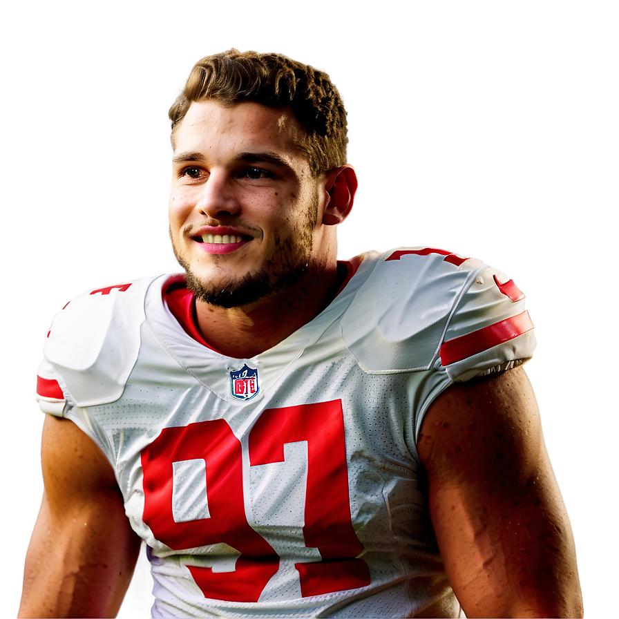 Nick Bosa Sack Celebration Png Ruf