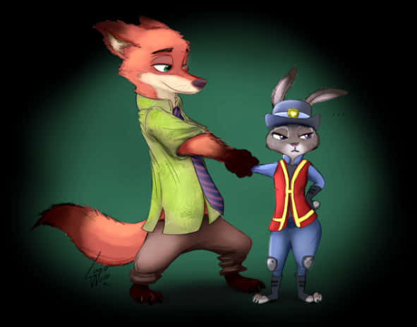 Nickand Judy Zootopia Fanart