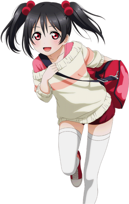 Nico Yazawa Anime Character Running