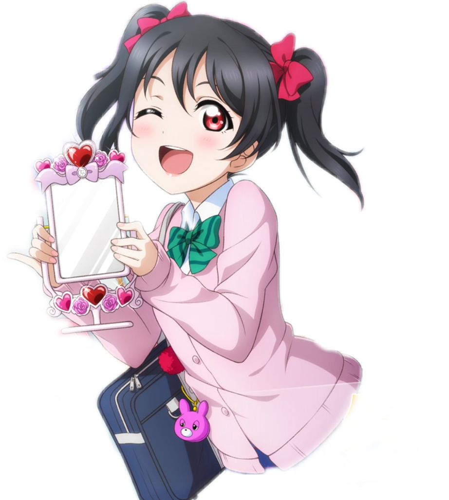 Nico Yazawa Holding Heart Frame