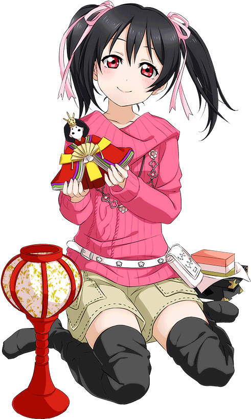 Nico Yazawa Holding Hina Doll