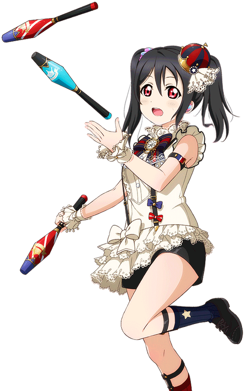 Nico Yazawa Juggling Clubs Anime Character