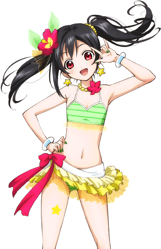 Nico Yazawa Summer Outfit Idol Pose