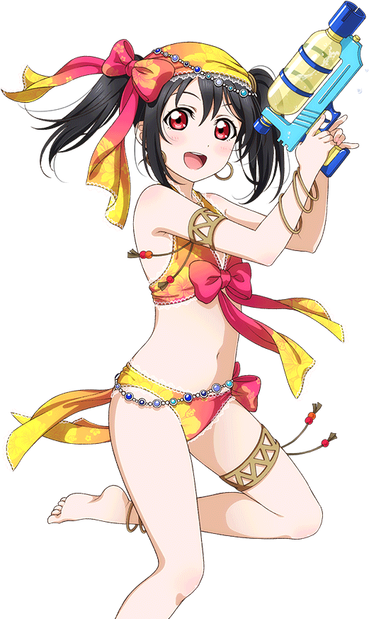 Nico Yazawa Summer Water Gun Fun